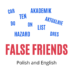 false friends polish englidh